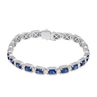 Bracciale Gazzola Gioielli Donna in Oro bianco Zaffiro 8.26 Ct 278779ZB1 - 278779ZB1